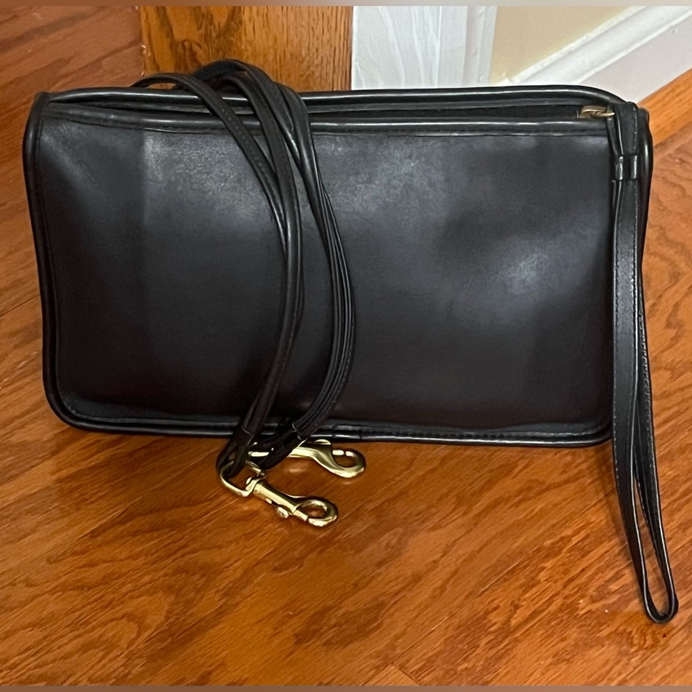Vintage Coach Basic Bag Black Made in the United States